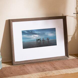 实木相框挂墙画 画框4k开 8K素描框A3海报16寸20拼图框架定制装裱