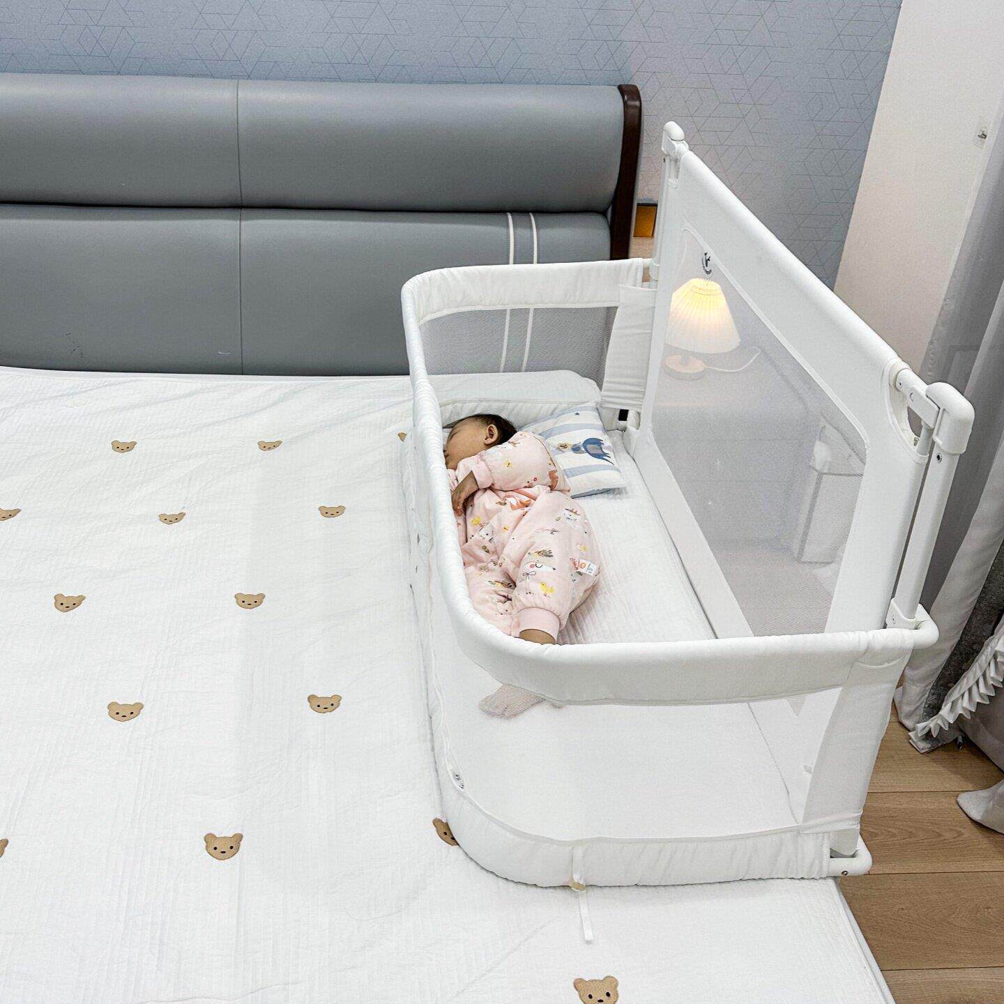 床围栏一面免安装婴儿床加高护栏防摔防掉床新生儿宝宝安全防护栏
