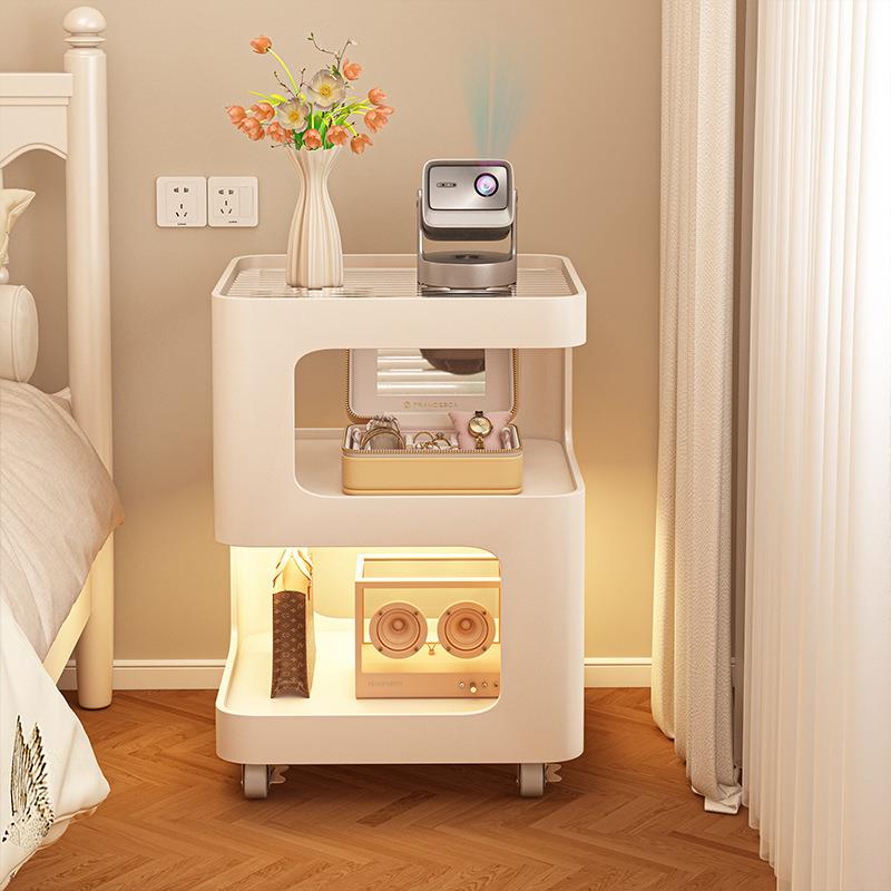 床头柜铁艺可移动床边家用边柜卧室床头置物架小型替代品创意边几