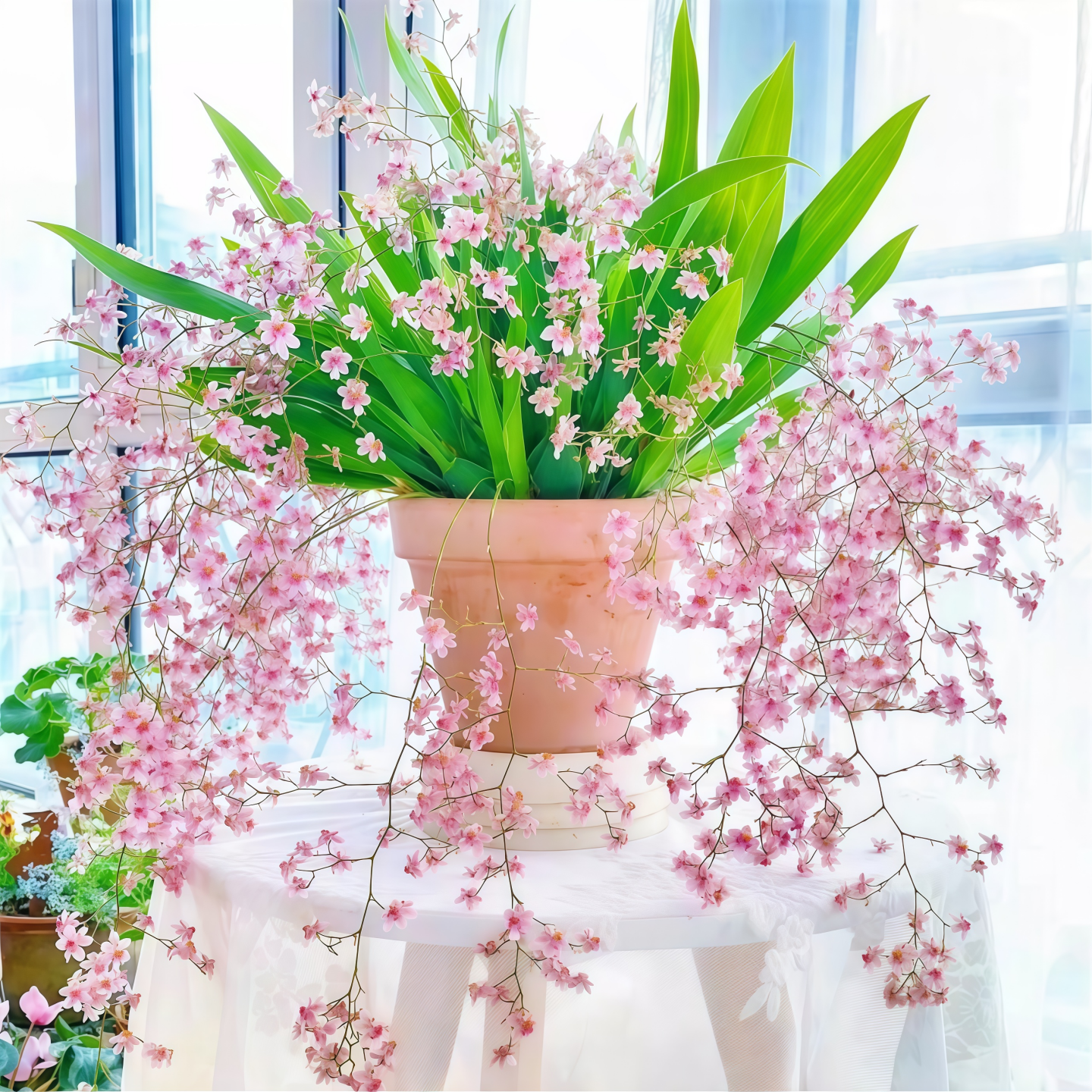 香水文心兰盆栽带花苞梦香兰精品