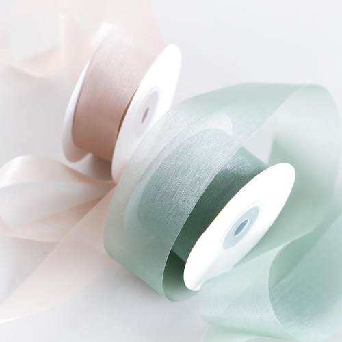 纱花艺包装手工DIY蝴蝶结宽丝带花束礼物彩带蛋糕装饰缎带飘带