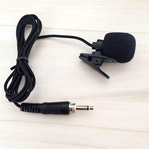 扩音器领夹螺口无线发射盒通用耳麦 领夹麦克风话筒3.5接口 螺纹
