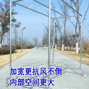 阳台晾衣架落地家用晒衣架室外大型晒被子架子钢管凉衣架挂衣架子