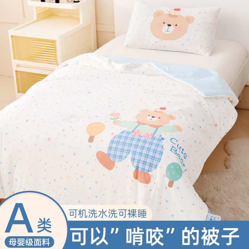 A类儿童幼儿园夏凉被宝宝午睡小被芯婴儿空调被薄被子可机洗夏季