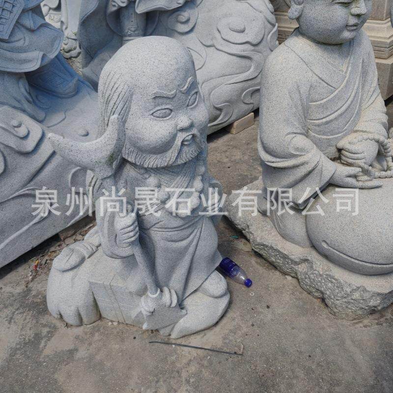 石雕孙悟空猪八戒沙僧唐僧卡通人物雕塑西游记神话人物石雕