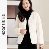 新款 诗写轻薄短款 羽绒服2024秋冬季 小个子气质保暖通勤外套上衣