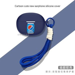 适用于荣耀亲选LCHSE 2耳夹式2代蓝牙耳机保护套卡通动漫硅胶连体式软套荣耀MAK-ME01耳机充电仓盒收纳包防摔