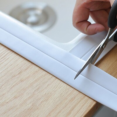 极速Bath Seal Sealing Strip Bathroom Shower Sink Caulk Tape