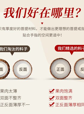 菩提戒指手工diy半成品材料包工具自制打磨戒指送女朋友礼物