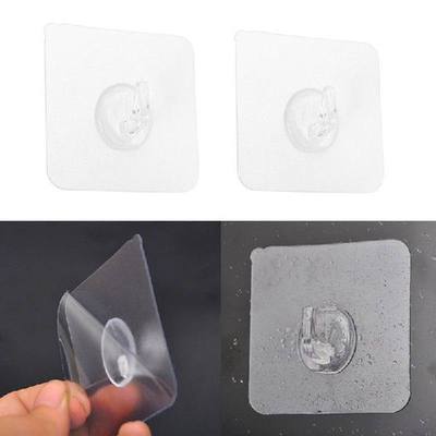 Transparent Strong Self Adhesive Hooks Door Wall Hangers