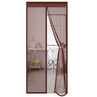 防蚊门帘全磁条金钢网纱门魔术贴蚊账纱窗家用客厅夏天自吸免打孔