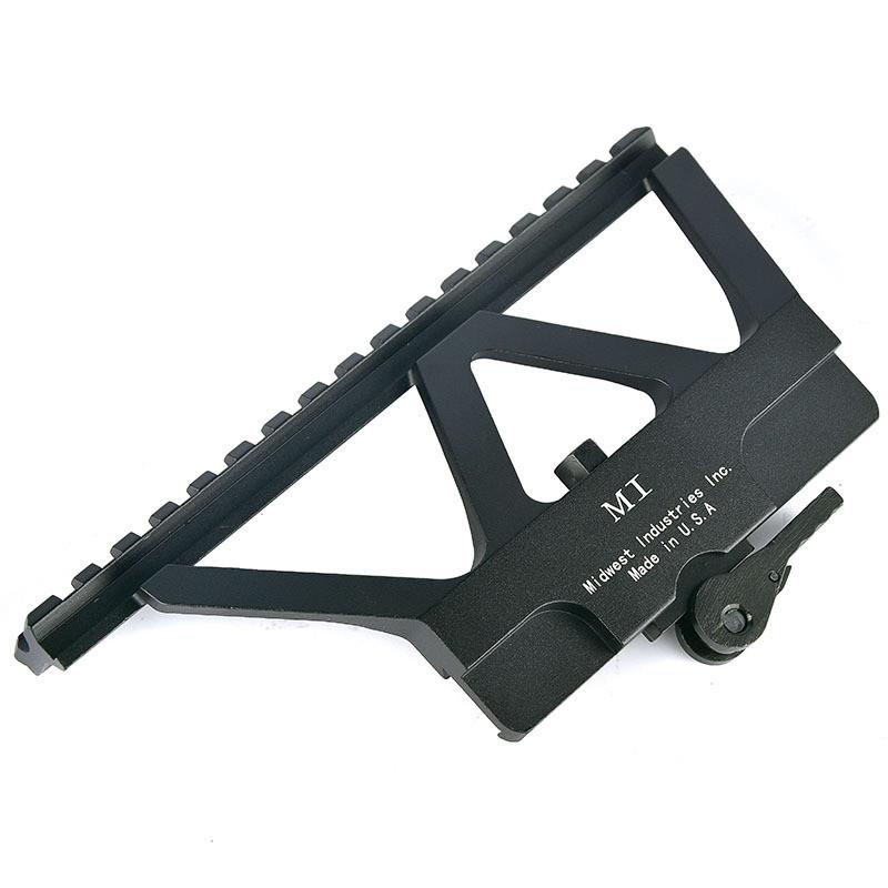 捷鹰svd倍镜任翔ak74m金属红点全息瞄准镜桥AK102快拆侧导轨镜架