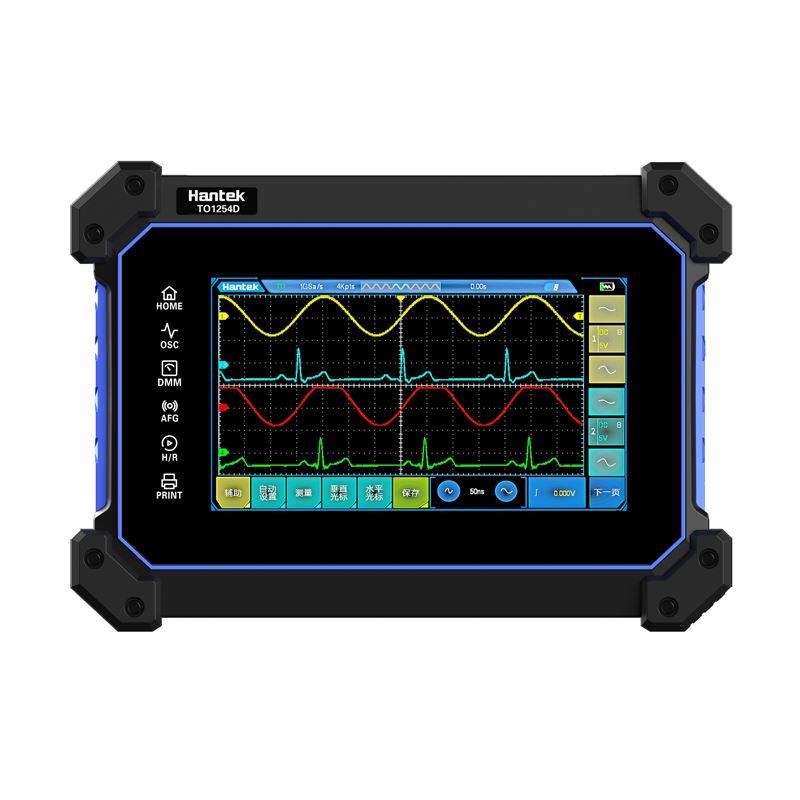 汉泰TO1112/1204D/1254D数字平板示波器多功能全触屏250MHz高带宽