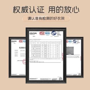 金色衣架家用挂衣不锈钢防滑无痕防肩角轻奢高级加粗晾衣服撑子
