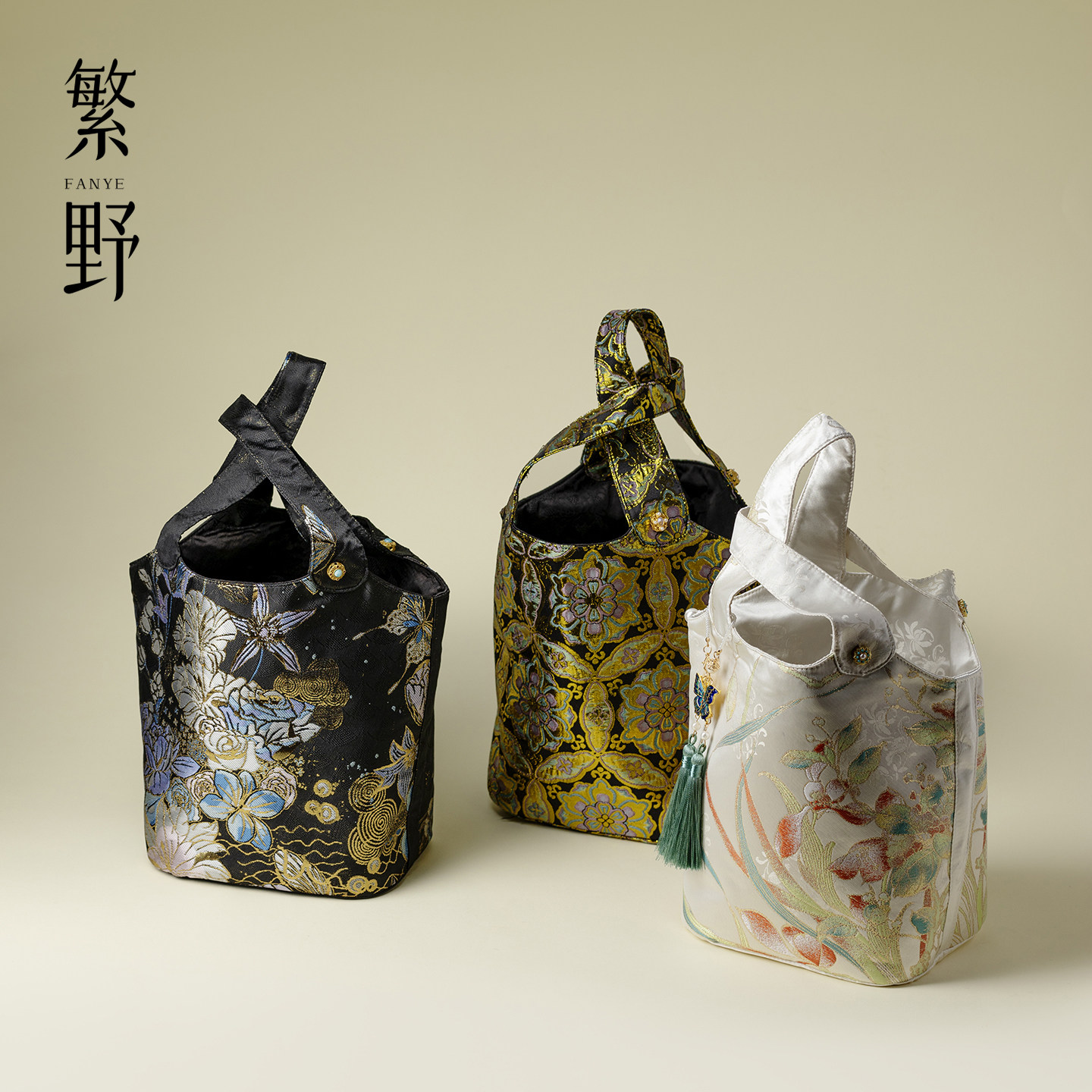 繁野 西阵织菜篮子包新中式包包高级女士大容量通勤包百搭斜挎包