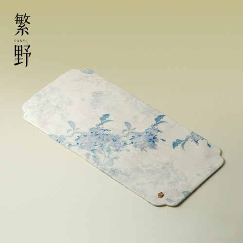 繁野国风原创织锦双面茶席禅意高级感桌布干泡垫茶具配件桌垫茶垫