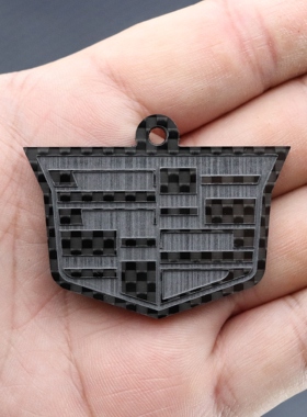 真碳纤维凯迪拉克 CT456/XT456锐歌/傲歌汽车钥匙扣挂件男女礼物