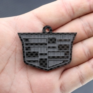 傲歌汽车钥匙扣挂件男女礼物 XT456锐歌 真碳纤维凯迪拉克 CT456