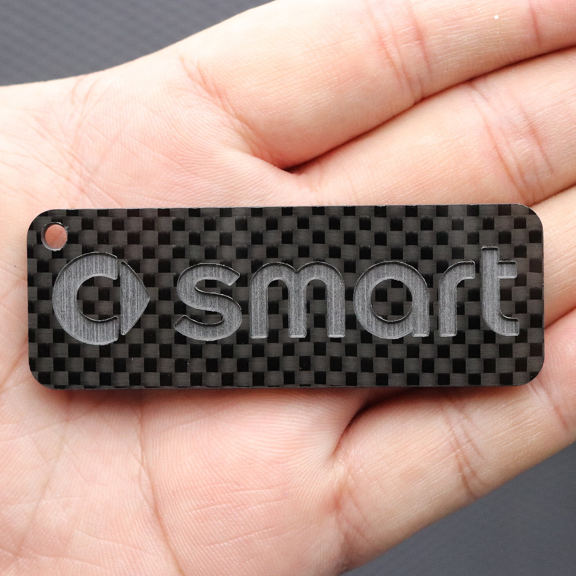 奔驰smart精灵#135碳纤维钥匙扣