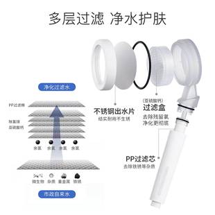 手持增压花洒喷头过滤花洒头淋浴头浴室洗澡净水花洒