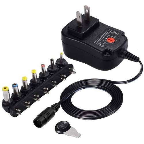 12W可调电源电压配接器 多功能变压器 3V4.5V5V6V7.5V9V12V充电器