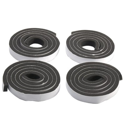 4pcs Door Sealing Strip Self-adhesive Sound Proof Home