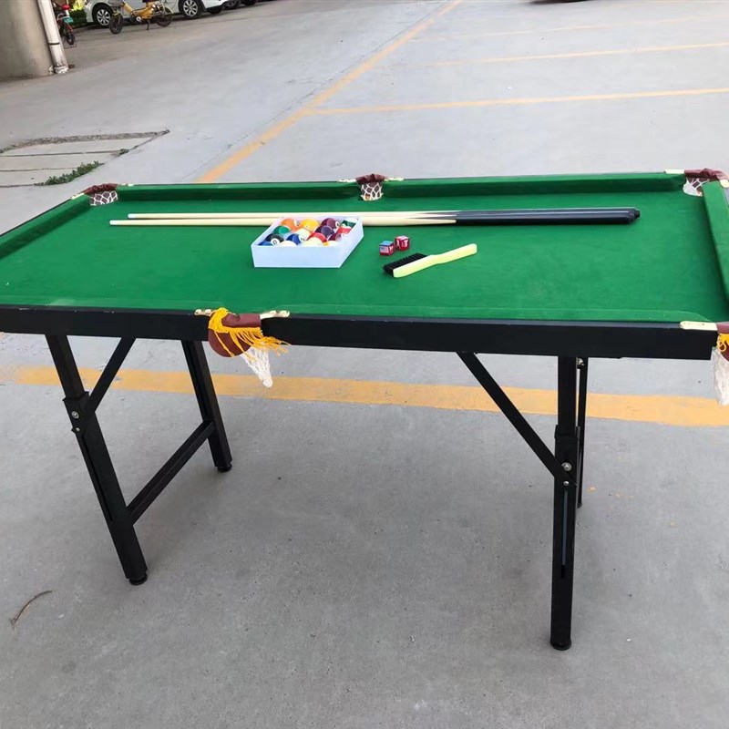 夜市打硬币摆摊大号升降折叠台球桌标准型室内迷你美式桌球台