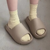 踩屎感椰子拖鞋 外穿SLIDE厚底增高家用情侣防滑沙滩 男女夏季