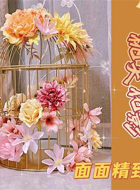 极速成品鸟笼婚鞋盒带锁唱歌新娘结婚接亲游戏道具创意藏婚鞋盒子