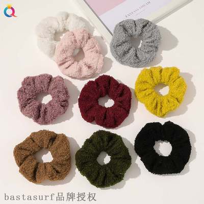 Qiyue autumn and winter new lamb wool large intestine circl