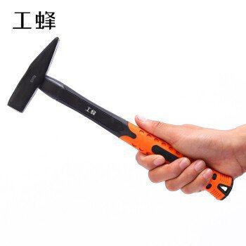 工蜂包塑柄钳工锤扁头锤鸭嘴锤小锤子钣金锤电工锤子木柄锤铁榔头