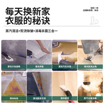厂家地毯清洗机商用软装清洗一体机窗帘布艺清洗机蒸W汽干泡沙发