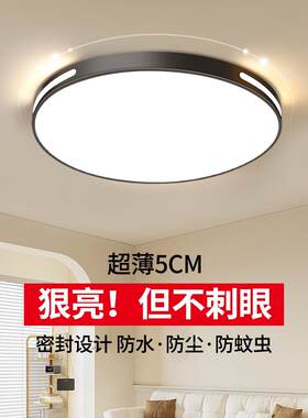 主卧灯LED现代简约全光谱阳台灯走廊灯餐厅灯次卧灯客厅大灯卧室