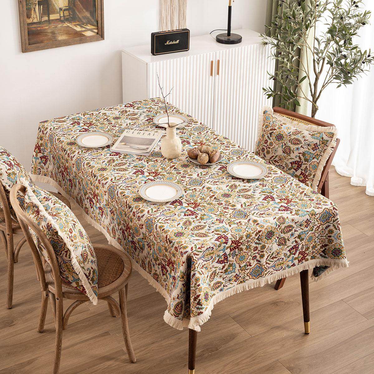 新美国覆古田园风格台布加厚提花无障碍豪华经典台布装饰织物咖啡,居家布艺,桌布,淘宝优惠券,粉丝福利购,淘宝优惠卷