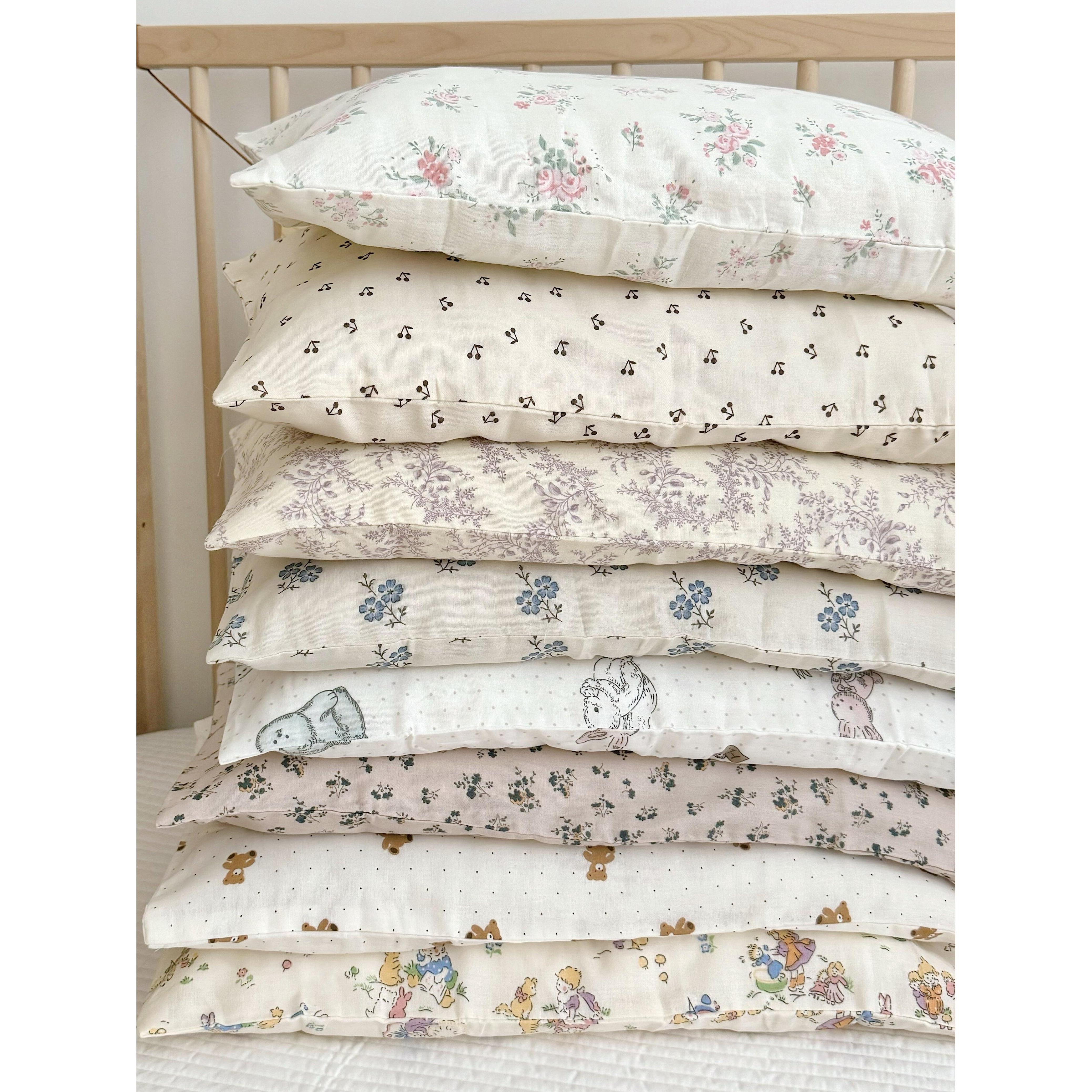 定制纱布纯棉枕套 全棉枕头套儿童枕芯套乳胶枕皮 双人长枕套