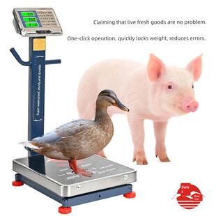 2025款瑞衡300kg电子秤商用精准小型台秤100公斤家用高精摆摊磅秤