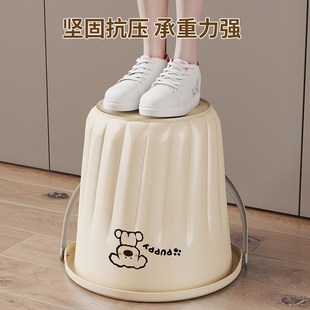 多功能装 家用水桶加厚手提学生宿舍寝室可爱洗衣洗澡桶P套装 储水