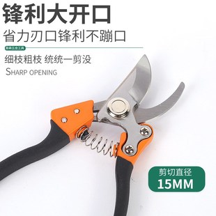 园林修枝剪厂家直发园林修枝剪剪粗枝K果树剪剪枝锋利园林剪刀
