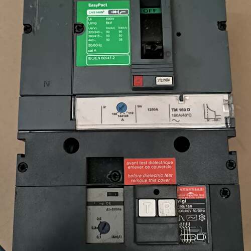 可维修EasyPact CVS160N漏电断路器，4P 16议价