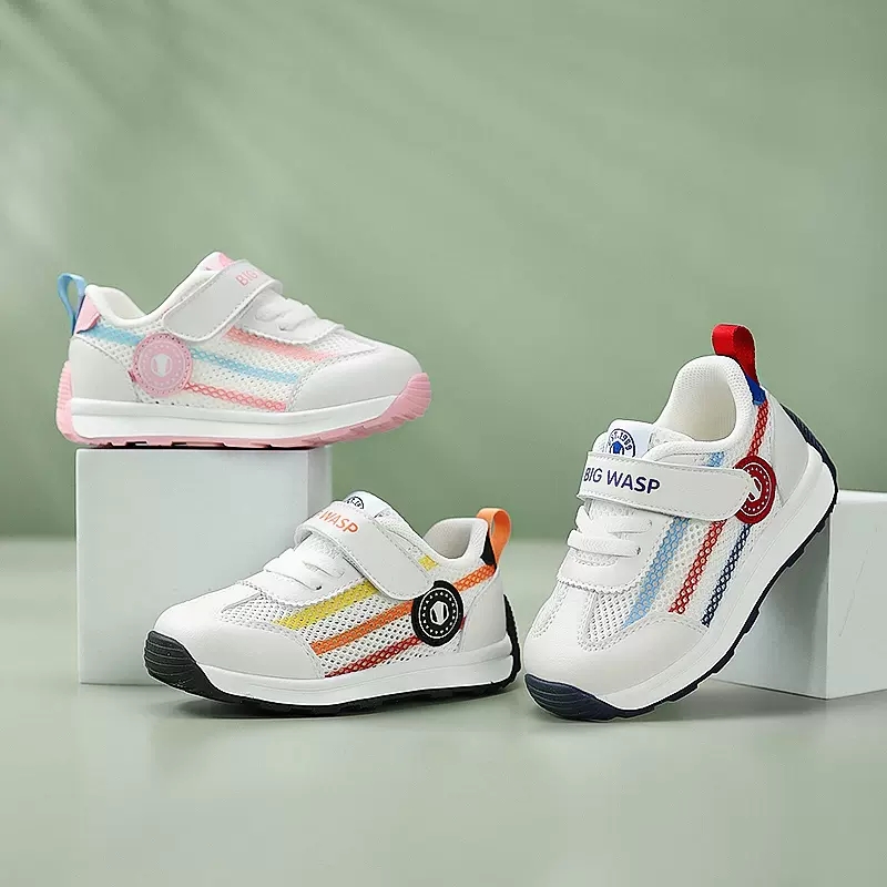 运动网面学步鞋大黄蜂防滑透气