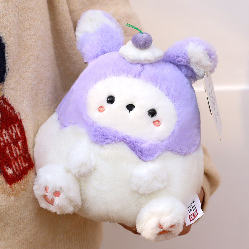 现货速发呆萌蛋糕精灵小猪毛绒玩具布娃娃玩偶安抚儿童生生日礼物