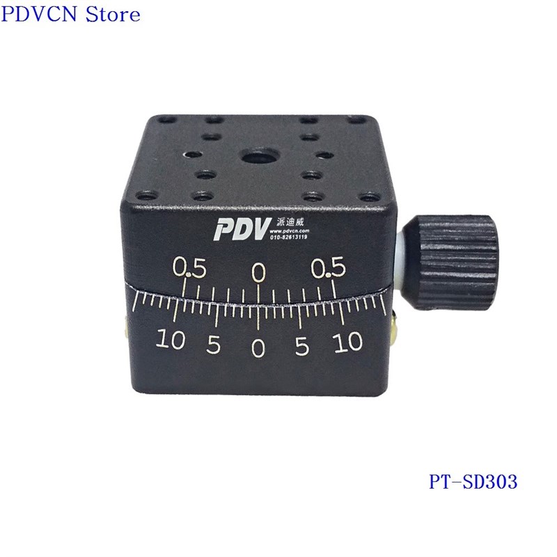 PT-SD304 Precise Manual Goniometer Stage, Dovetail Platform,