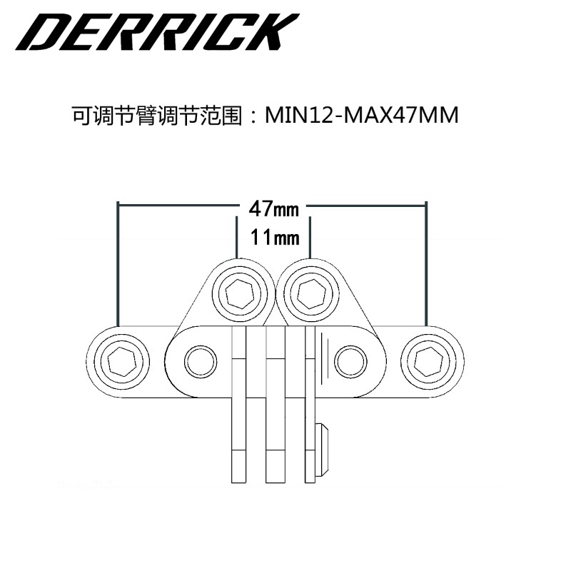 DK自行车多功能灯架延伸支架公路车吊装车灯码表底座卡扣可调