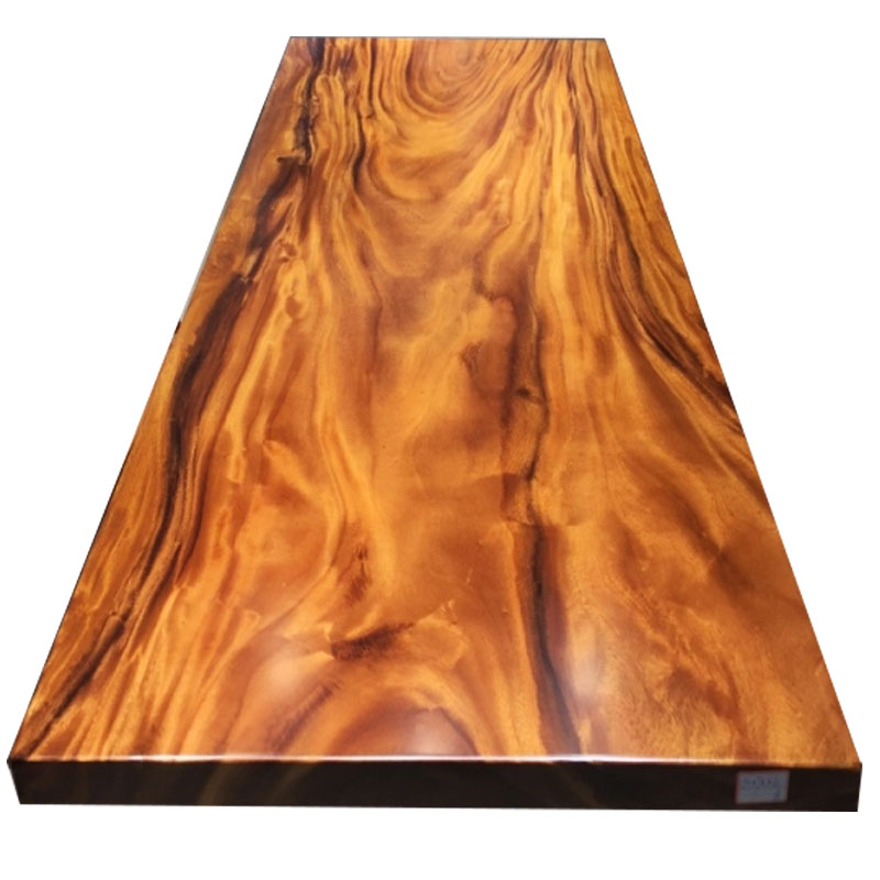 南美胡桃木实木大板茶桌茶台大板桌原木自然边餐桌办公桌整木2米