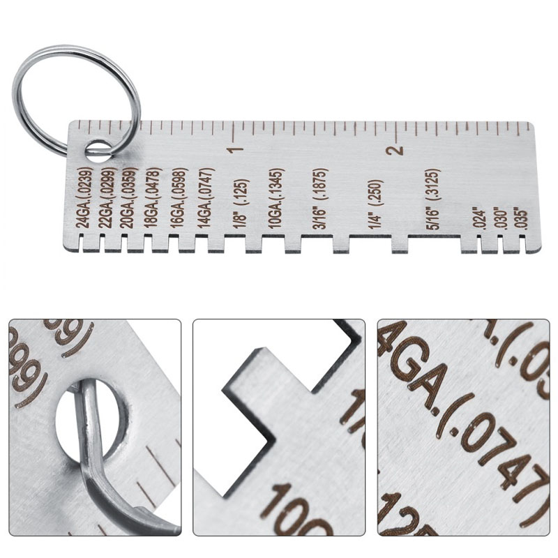Stainless Steel Wire Metal Sheet Thickness Gauge Welding Gag