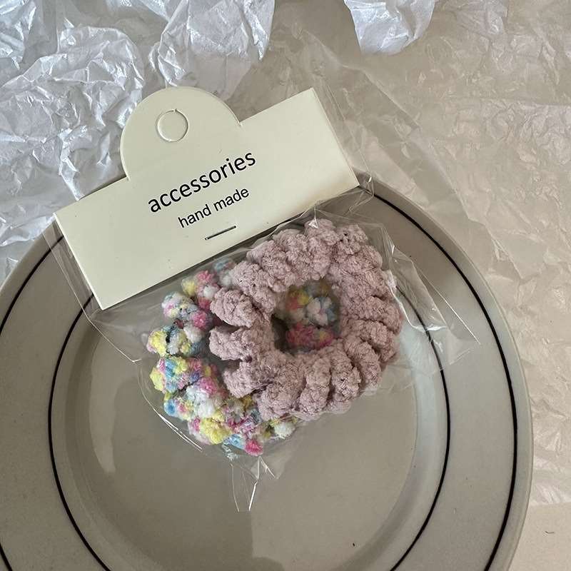 2 packs of fashionable autumn and winter color fur grain vel