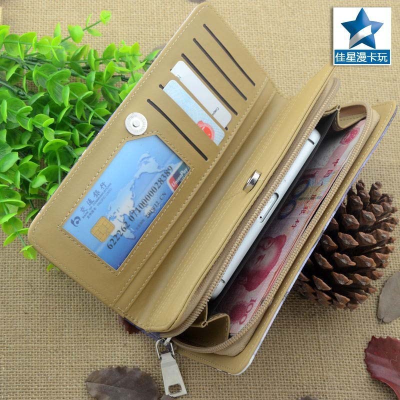 2016 Hot Selling Anime Black Butler Colorful Long PU Wallet