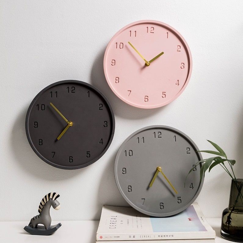 Wall clock simple clock wall hanging home clock living room