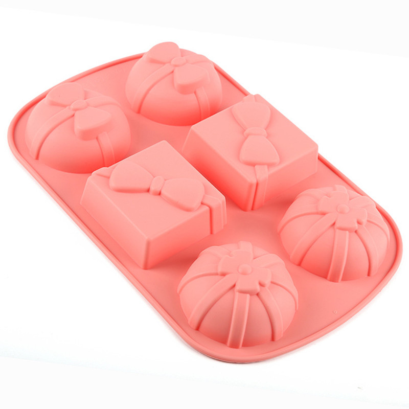 Gift Box Shape Cake Mold Silicone Cups Cake Manufacture Mold