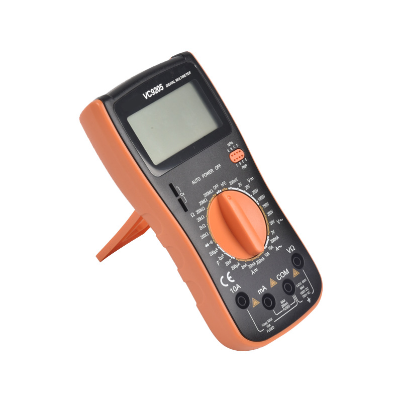 厂促厂仪斯特VC9205数显万用电表交流电流电子多功能电压 家用电